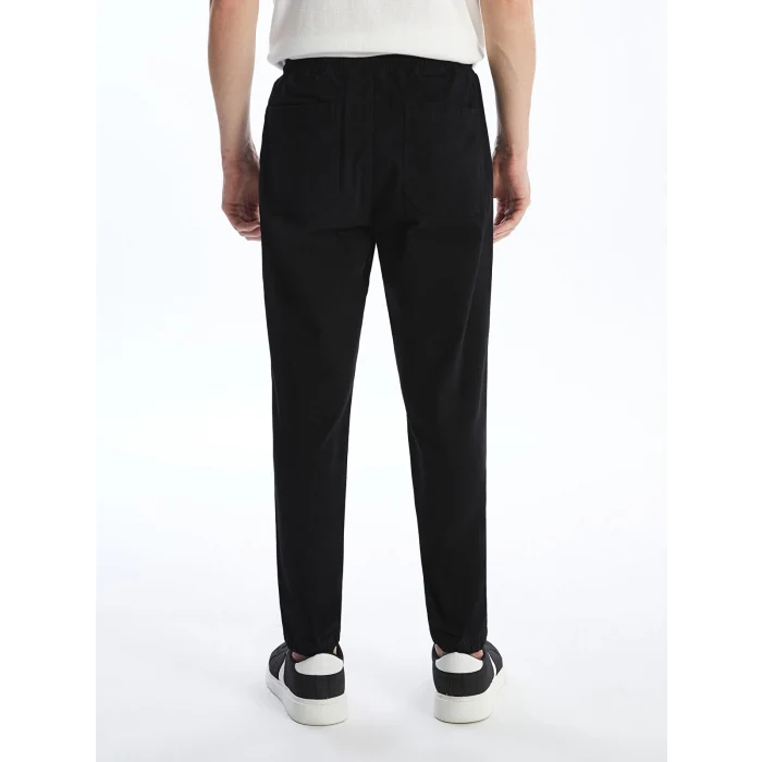XSIDE SİYAH Standart Kalıp Gabardin Erkek Pantolon