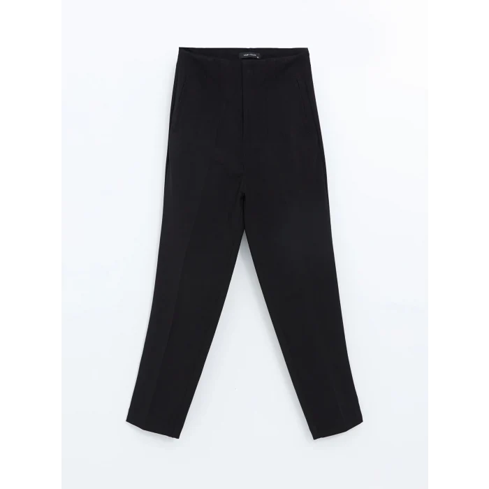 LCW Vision SİYAH Kadın Havuç Kesim Düz Pantolon