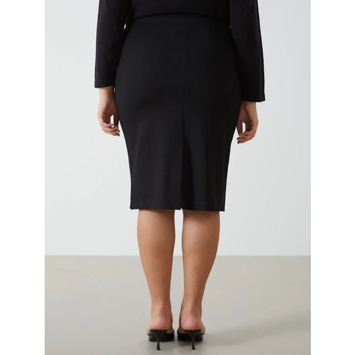 LCWAIKIKI Classic SİYAH Dar Fit Kadın Etek