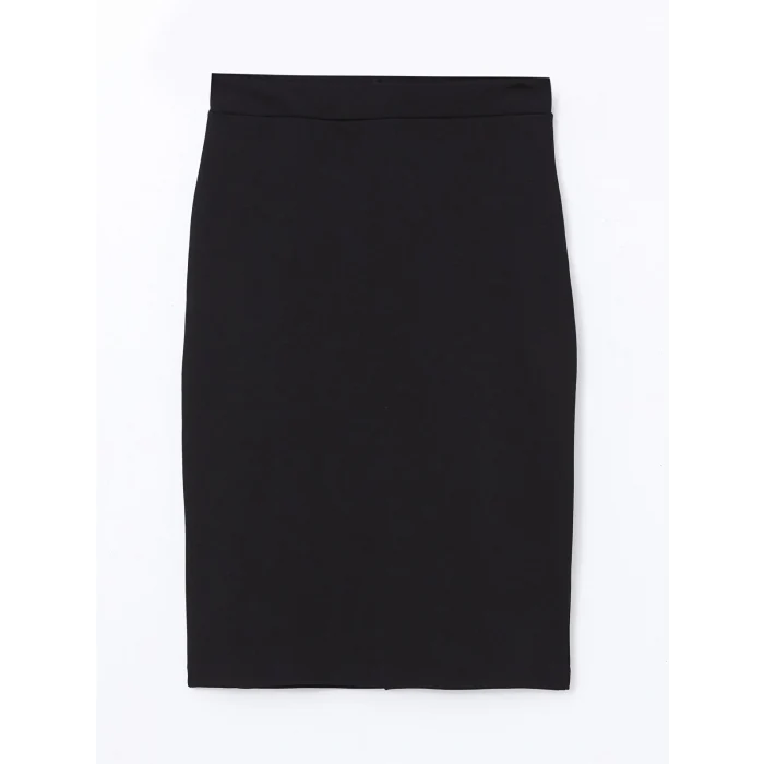 LCWAIKIKI Classic SİYAH Dar Fit Kadın Etek