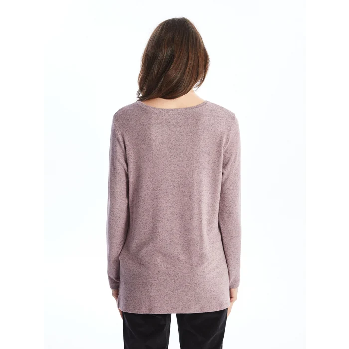 LCWAIKIKI Classic PEMBE Bisiklet Yaka Kadın Tişört