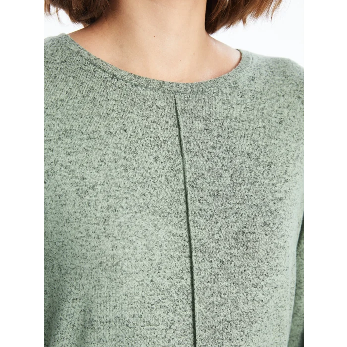 LCWAIKIKI Classic YEŞİL Bisiklet Yaka Kadın Tişört