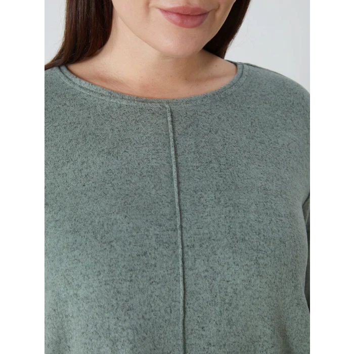 LCWAIKIKI Classic YEŞİL Bisiklet Yaka Kadın Tişört