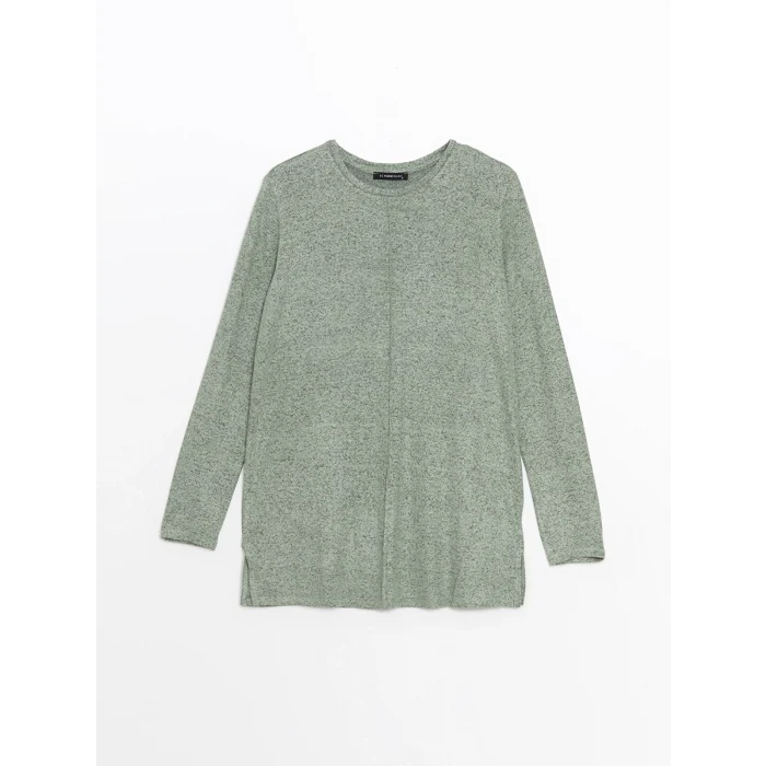 LCWAIKIKI Classic YEŞİL Bisiklet Yaka Kadın Tişört