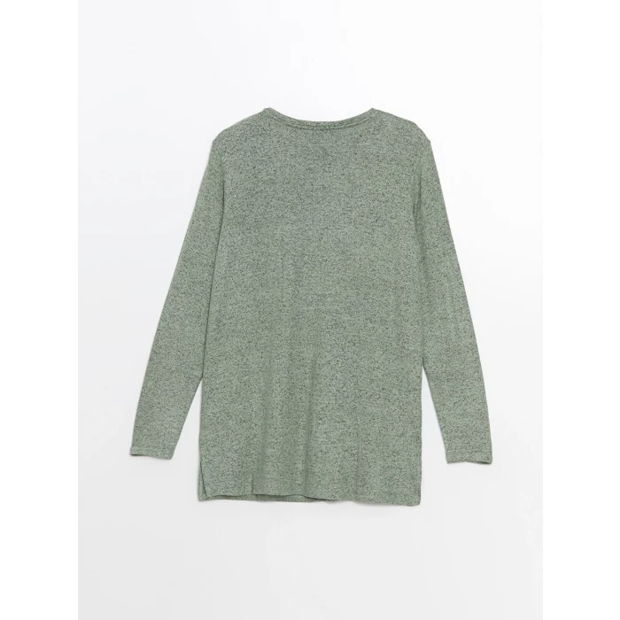 LCWAIKIKI Classic YEŞİL Bisiklet Yaka Kadın Tişört