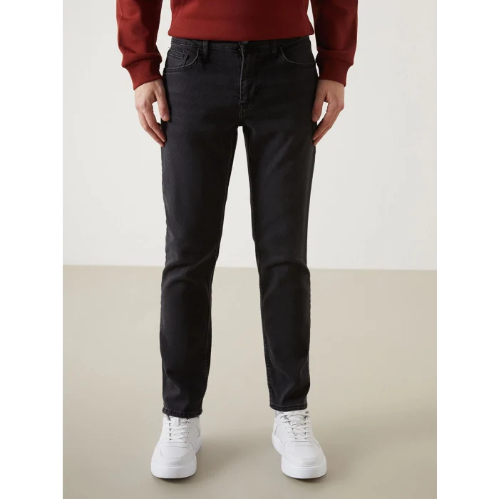 LCW Jeans SİYAH 779 Regular Fit Erkek Jean Pantolon