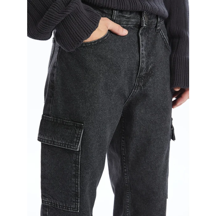 LCW Jeans ANTRASİT 780 Jogger Erkek Kargo Jean Pantolon