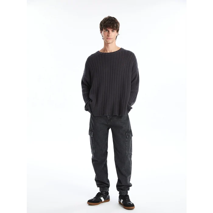 LCW Jeans ANTRASİT 780 Jogger Erkek Kargo Jean Pantolon