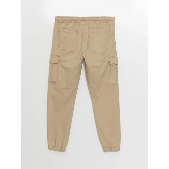 LCW Casual BEJ Standart Kalıp Gabardin Erkek Kargo Pantolon