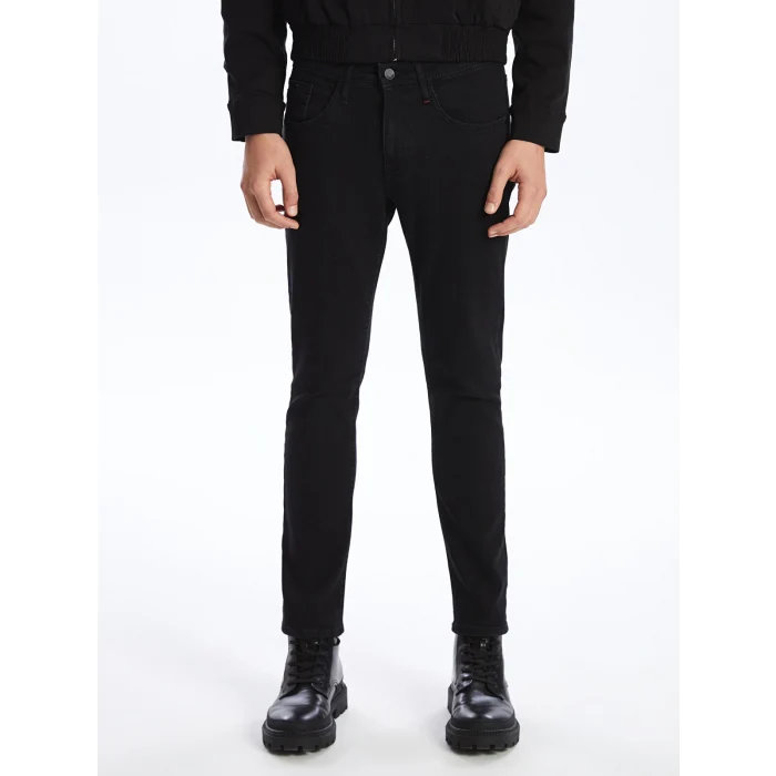 LCW Jeans SİYAH 750 Slim Fit Erkek Jean Pantolon