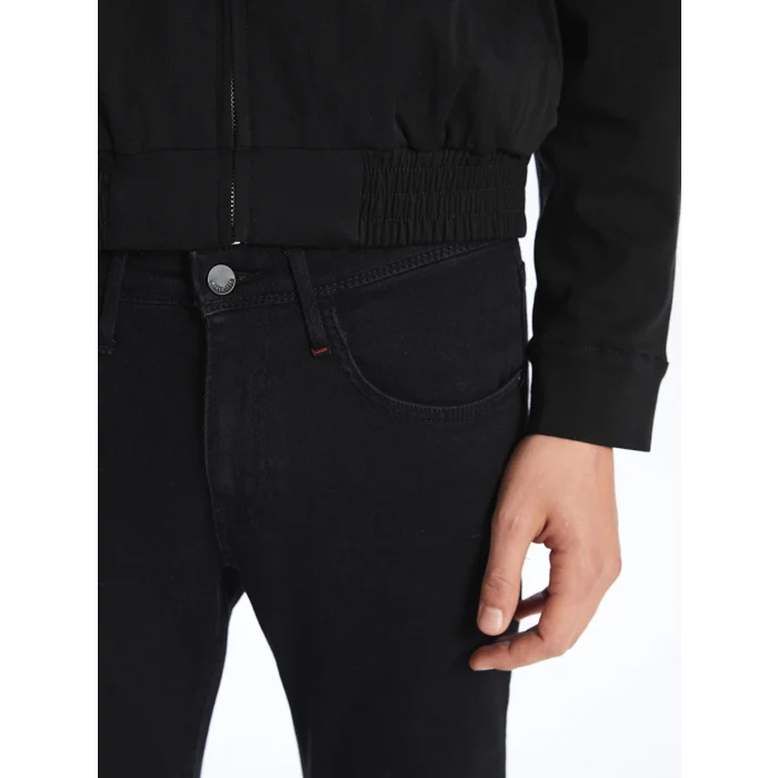 LCW Jeans SİYAH 750 Slim Fit Erkek Jean Pantolon