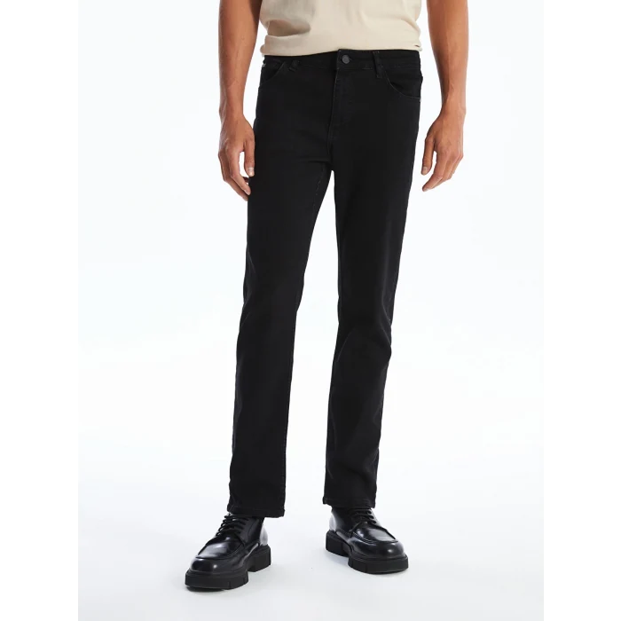 LCW Jeans SİYAH 779 Regular Fit Erkek Jean Pantolon
