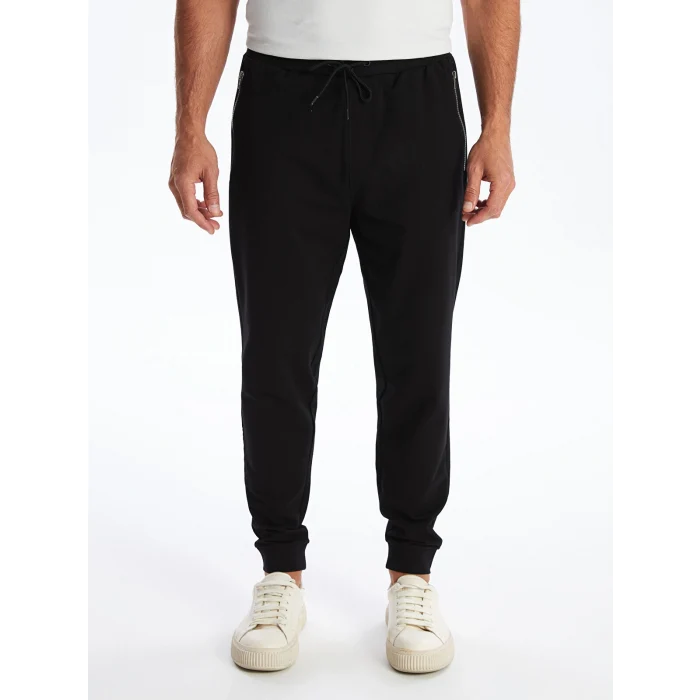 LCWAIKIKI Classic SİYAH Standart Kalıp Erkek Jogger Eşofman Altı