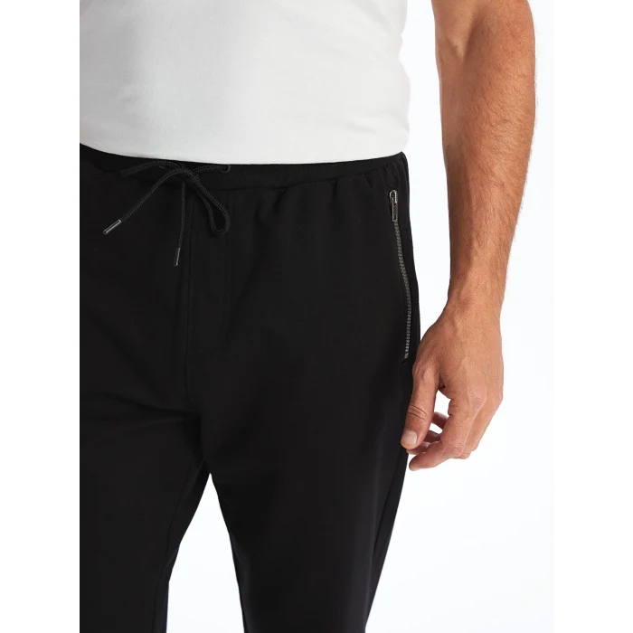 LCWAIKIKI Classic SİYAH Standart Kalıp Erkek Jogger Eşofman Altı