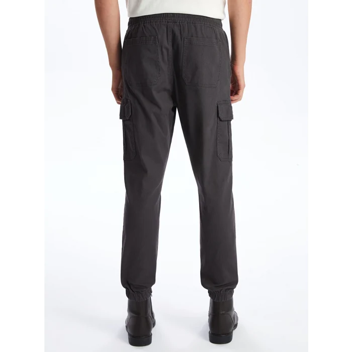 LCW Casual ANTRASİT Standart Kalıp Gabardin Erkek Kargo Pantolon