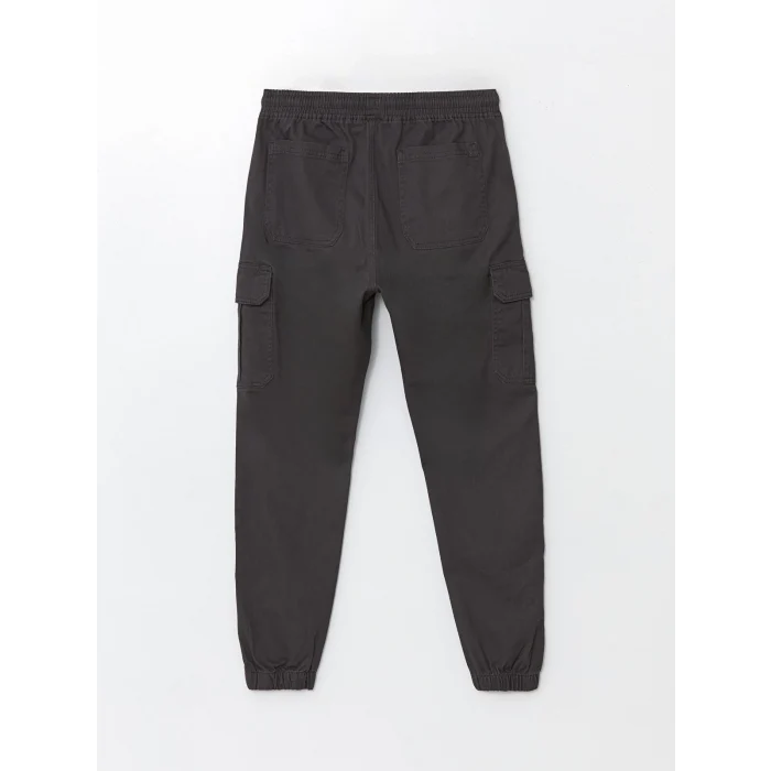 LCW Casual ANTRASİT Standart Kalıp Gabardin Erkek Kargo Pantolon