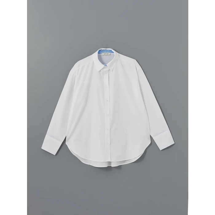 LCW Vision EKRU Oversize Kadın Gömlek