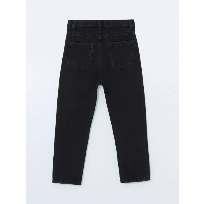 LCW Kids SİYAH Beli Lastikli Erkek Bebek Jean Pantolon
