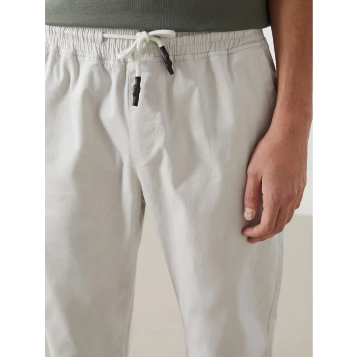 XSIDE GRİ Standart Kalıp Gabardin Erkek Jogger Pantolon