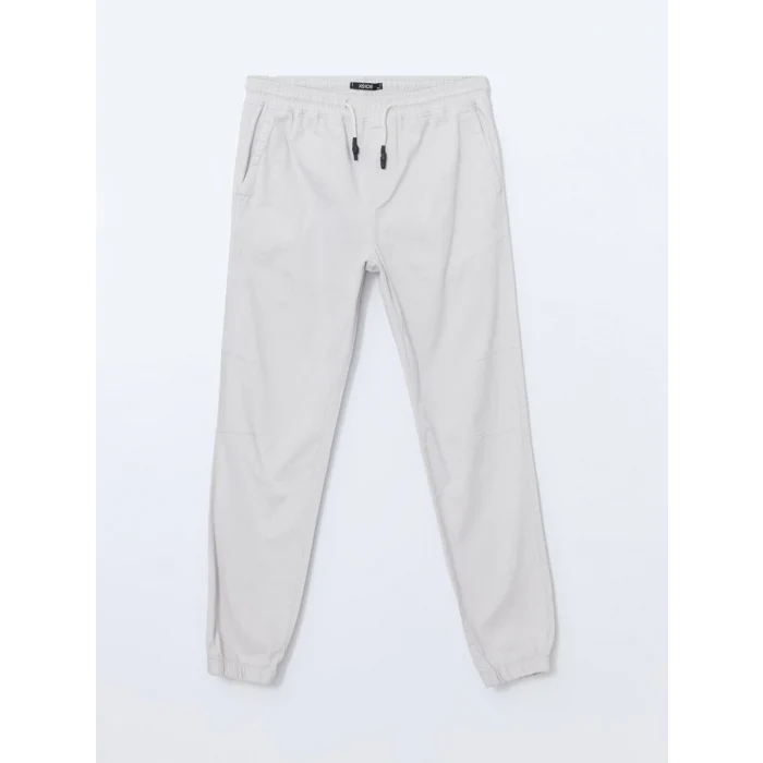 XSIDE GRİ Standart Kalıp Gabardin Erkek Jogger Pantolon