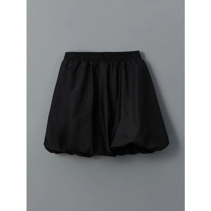 LCW Kids EKRU Bisiklet Yaka Kız Çocuk Tişört ve Etek