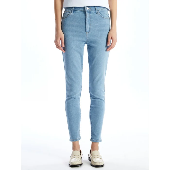 LCWAIKIKI Classic İNDİGO Slim Fit Kadın Jean Pantolon