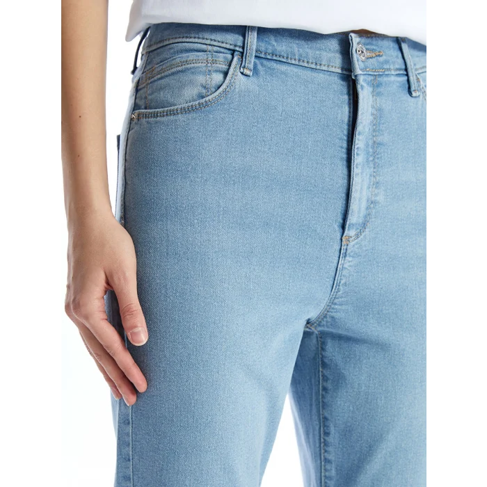 LCWAIKIKI Classic İNDİGO Slim Fit Kadın Jean Pantolon