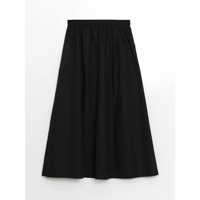 XSIDE SİYAH Beli Lastikli Kadın Etek