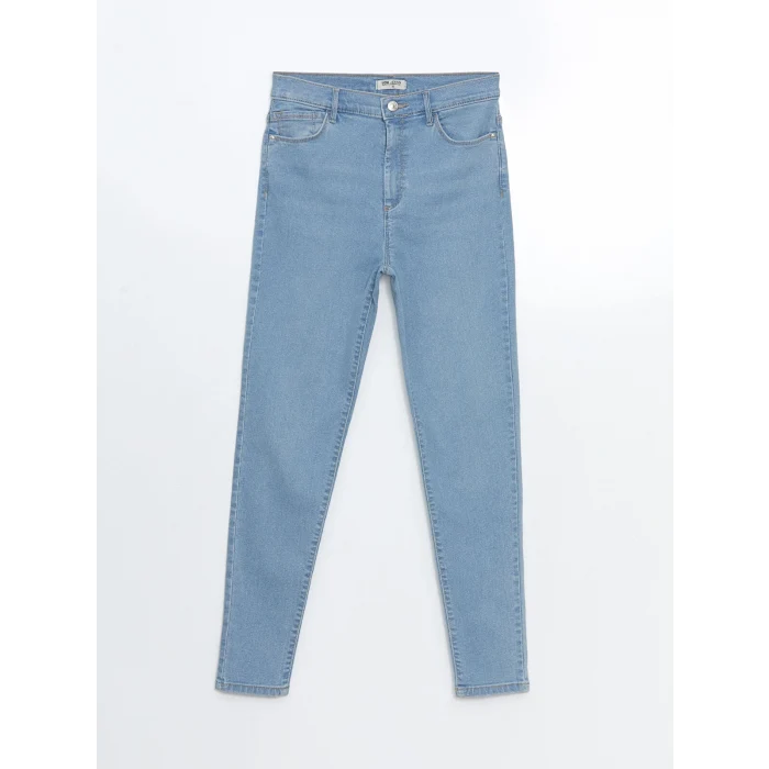 LCWAIKIKI Classic İNDİGO Slim Fit Kadın Jean Pantolon