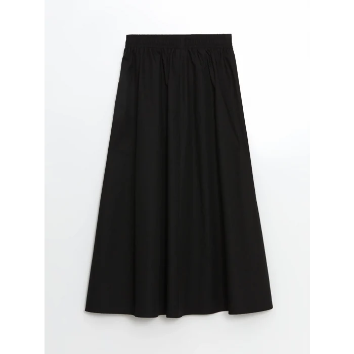 XSIDE SİYAH Beli Lastikli Kadın Etek
