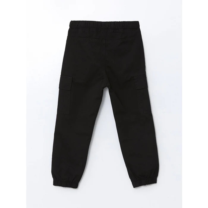 LCW Kids SİYAH Beli Lastikli Erkek Çocuk Jogger Pantolon