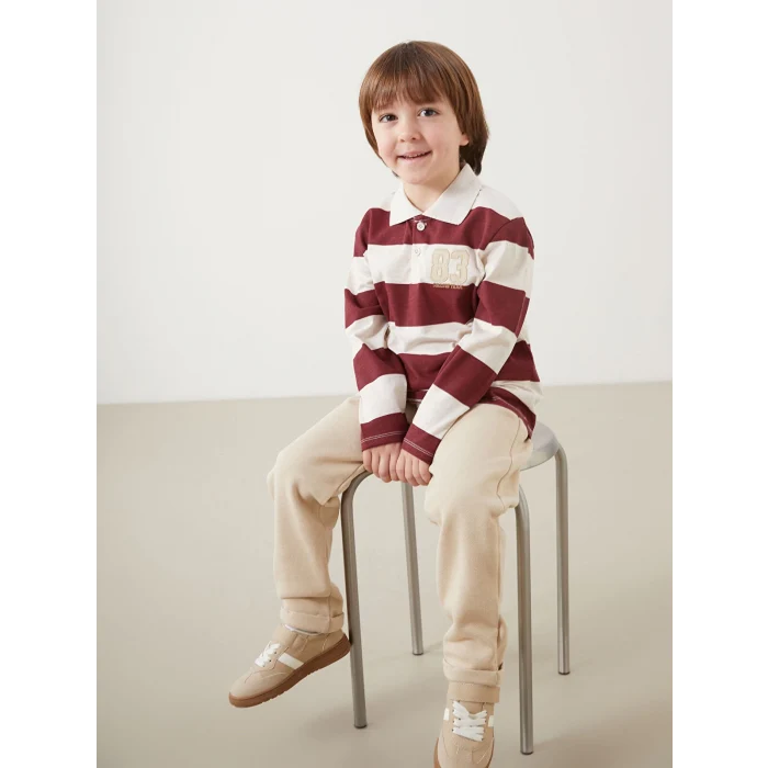 LCW Kids KARIŞIK Polo Yaka Erkek Çocuk Tişört ve Pantolon 2li