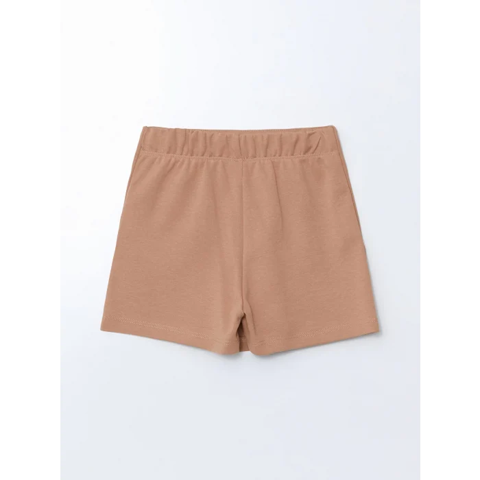 LCW Kids BEJ Bisiklet Yaka Kız Çocuk Takım 3lü