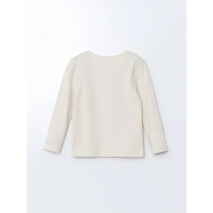 LCW Kids BEJ Bisiklet Yaka Kız Çocuk Takım 3lü