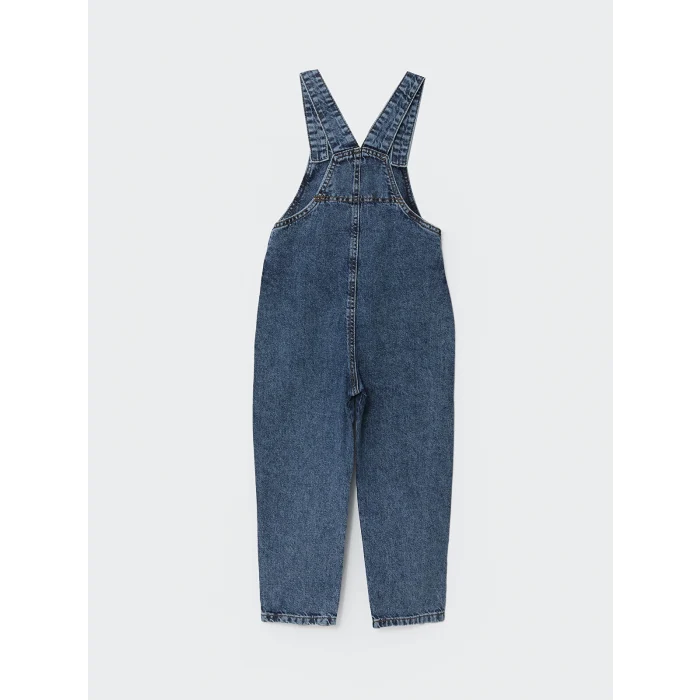 LCW Kids İNDİGO Kare Erkek Çocuk Jean Salopet