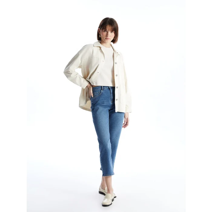 LCW Jeans İNDİGO Straight Fit Kadın Jean Pantolon