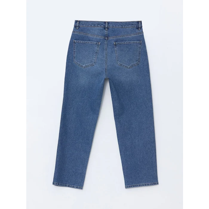 LCW Jeans İNDİGO Straight Fit Kadın Jean Pantolon