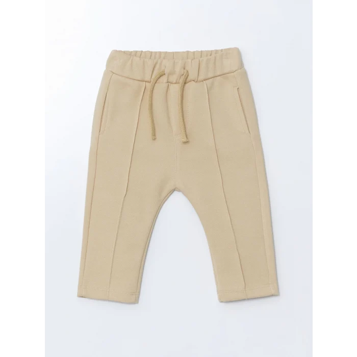 LCW baby YEŞİL Hakim Yaka Erkek Bebek Tişört ve Eşofman Alt 2li