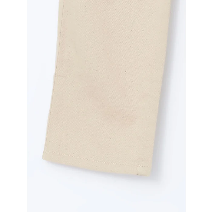 LCW Kids BEJ Beli Lastikli Keten Karışımlı Erkek Çocuk Pantolon