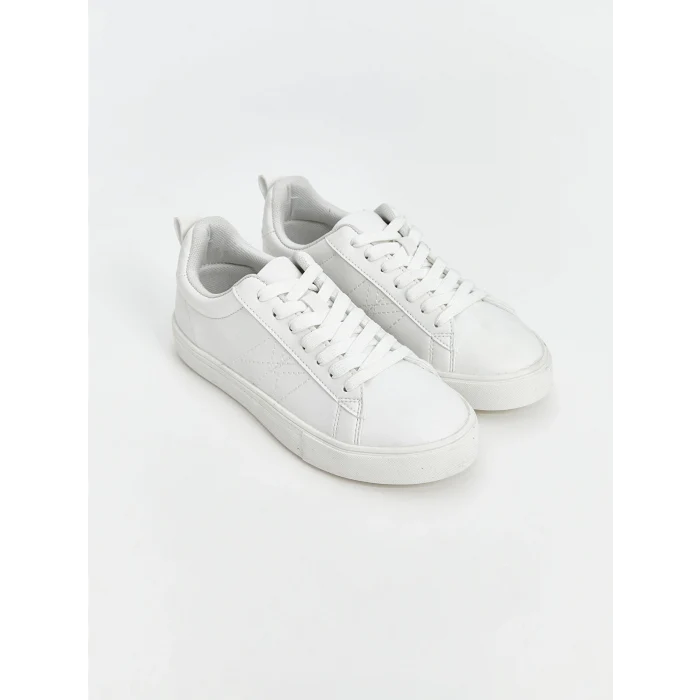 LCW STEPS BEYAZ Bağcıklı Kadın Spor Ayakkabı