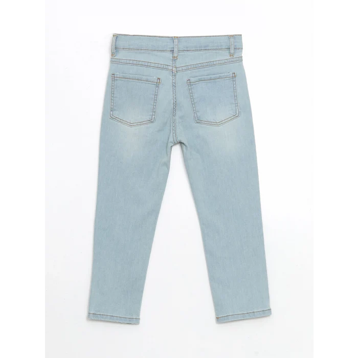 LCW Kids EKRU Hakim Yaka Uzun Kollu Erkek Çocuk Gömlek ve Jean Pantolon 2li