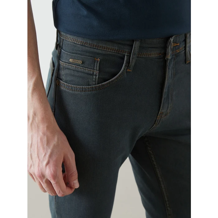 LCW Jeans YEŞİL 750 Slim Fit Erkek Jean Pantolon