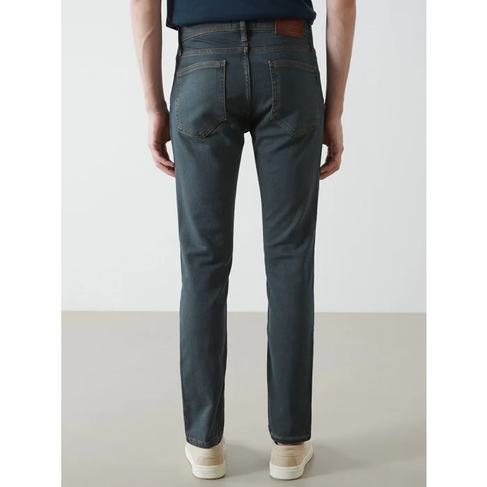 LCW Jeans YEŞİL 750 Slim Fit Erkek Jean Pantolon