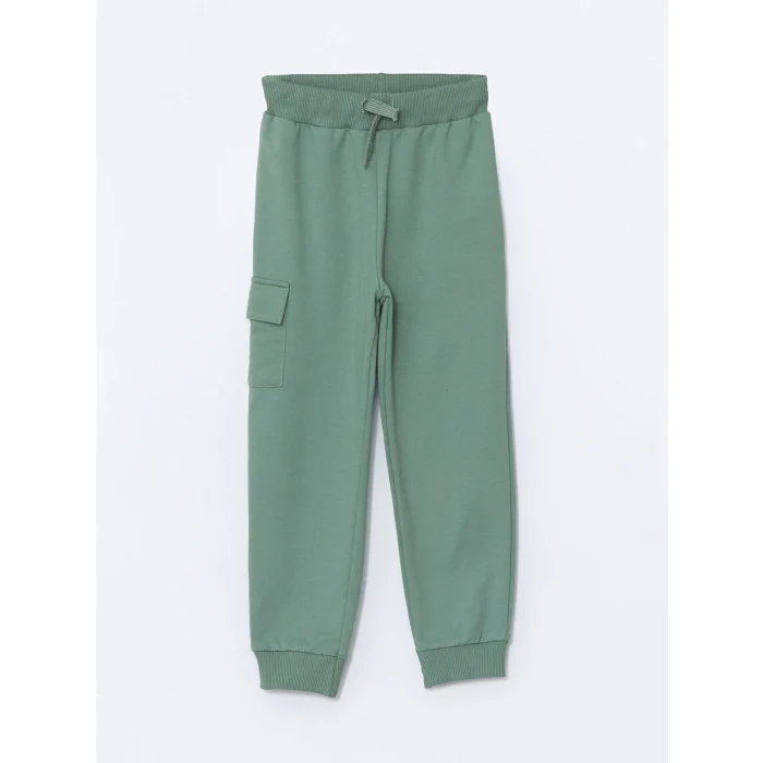 LCW Kids YEŞİL Beli Lastikli Erkek Çocuk Jogger Eşofman Alt 2li