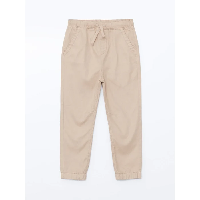 LCW Kids BEJ Beli Lastikli Erkek Çocuk Jogger Pantolon