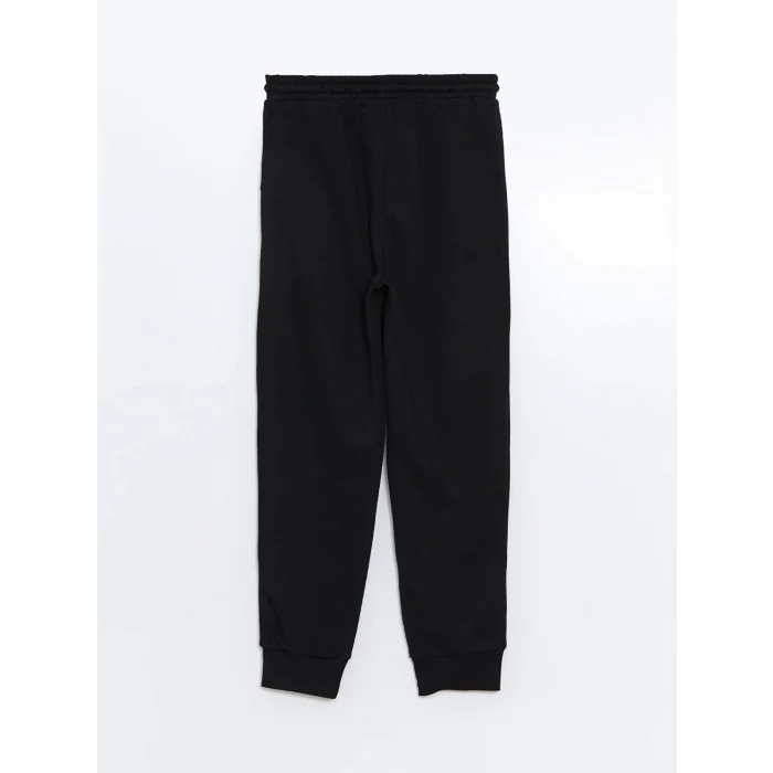 LCW Kids SİYAH Beli Lastikli Erkek Çocuk Jogger Eşofman Altı