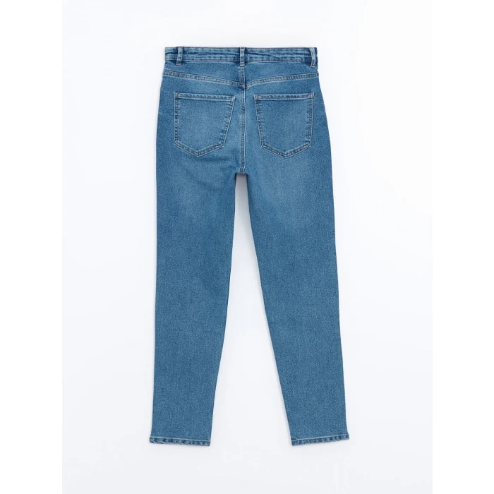 LCW Jeans İNDİGO Slim Mom Kadın Jean Pantolon