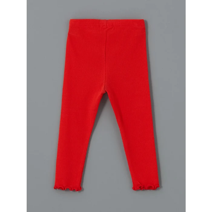 LCW baby EKRU Bisiklet Yaka Kiraz Baskılı Kız Bebek Sweatshirt ve Tayt 2li