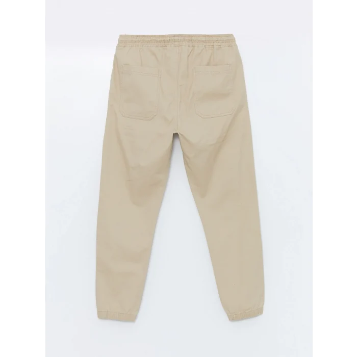 XSIDE BEJ Standart Kalıp Gabardin Erkek Jogger Pantolon