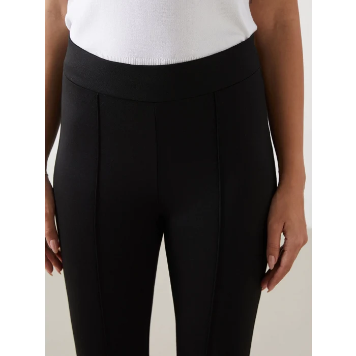 LCWAIKIKI Classic SİYAH Ekstra Dar Fit İspanyol Paça Kadın Tayt Pantolon